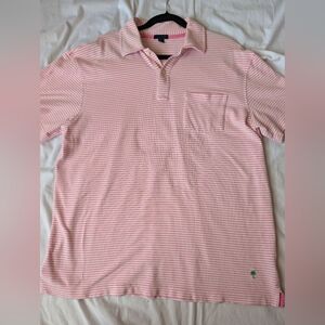 Lily Pulitzer Via Palm Beach Button Polo Size XL